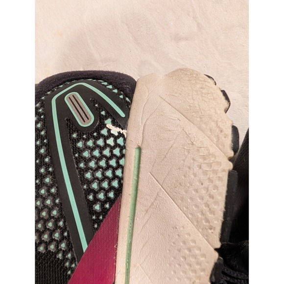 Brooks Ghost 14 Womens Running Shoes Black Plum Aqua Size 9 see photo - Picture 7 of 10